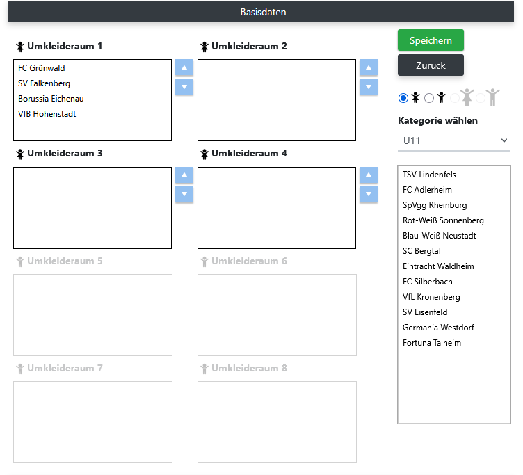 Teams Umkleidekabinen zuweisen