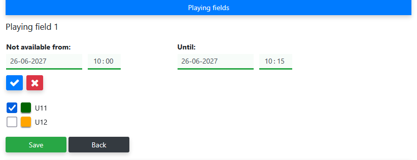 Setting restrictions per field in Mijntoernooi.info